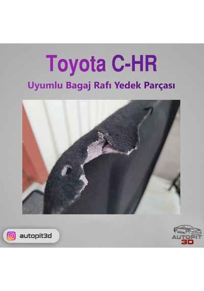 Toyota C-hr Uyumlu Bagaj Rafı Yedek Parçası Pandizot Aparatı