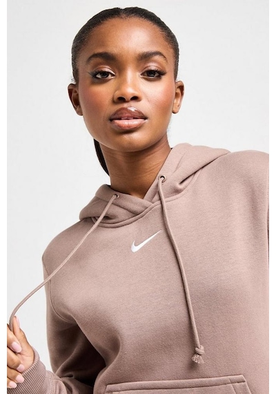 Nike Sportswear Phoenix Fleece Pullover Hoodie Kadın Kapüşonlu Sweatshirt Kahverengi Kahverengi