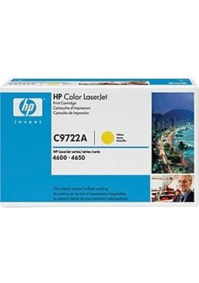 HP C9722A (641A) SARI TONER 8.000 SAYFA