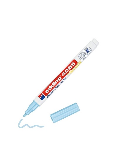 Edding 4085 Sıvı Tebeşir Kalemi Pastel Mavi