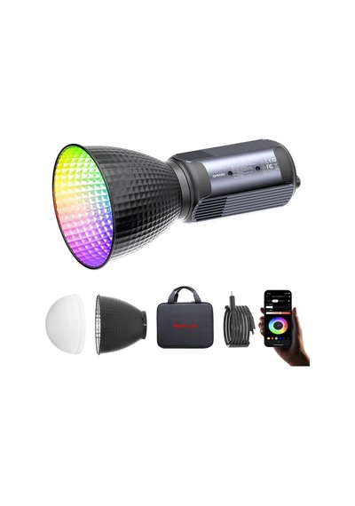 Photoolex Q40c 40w App Kontrollü Rgb Taşınabilir Cob Video Işığı - Ls-199pl