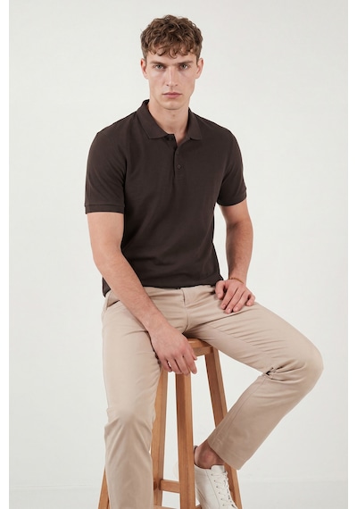 Buratti Erkek Polo Yaka T Shirt 5902127 Kahve Kahve