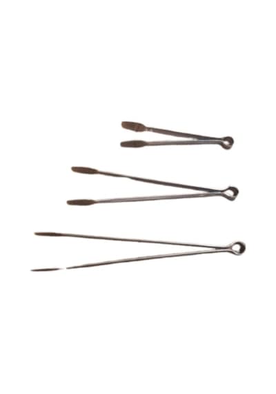 5dm-3 Farklı Boyda Paslanmaz Çelik Şef Mangal Barbekü Maşa Seti Kömür Izgara Maşa Seti - 23/31/36 Cm