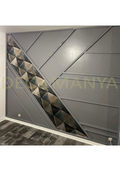 Decomanya Boyanabilir Duvar Çıtası 4 Cm Poliüretan Duvar Çıtası (480018805)