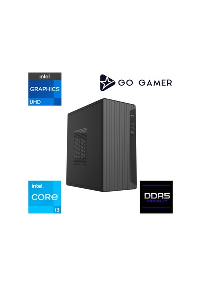Go Gamer E09DF i3-12100 16 GB 512 GB SSD 24" Free Dos Oem Paket Masaüstü Oyuncu Bilgisayarı