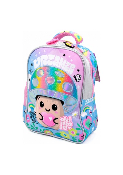 Chımola Cute Mushroom Sırt Çantası 12" Çok Renkli