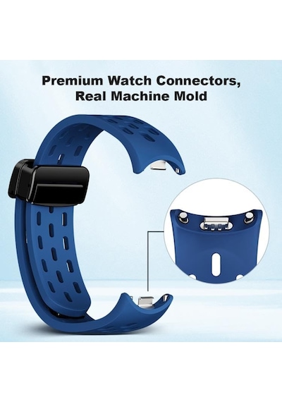 Xiaomi İle Uyumlu Mi Band 10/9/8 İçin Nefes Alabilen Silikon Air Loop Smart Band10 Kordon Manyetik Toka Mekanizmalı Deformasyona Dayanıklı Yumuşak Mi Band 10 Kordonu