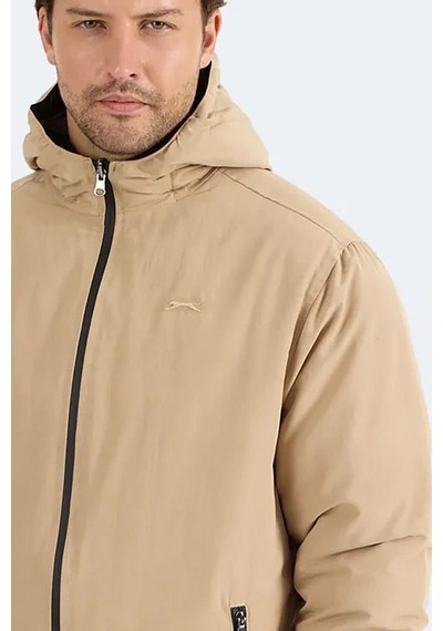Slazenger Brelıs Erkek Çift Taraflı Bej Haki Mont & Kaban Slazenger Brelıs Erkek Çift Taraflı Bej Haki Mont & Kaban