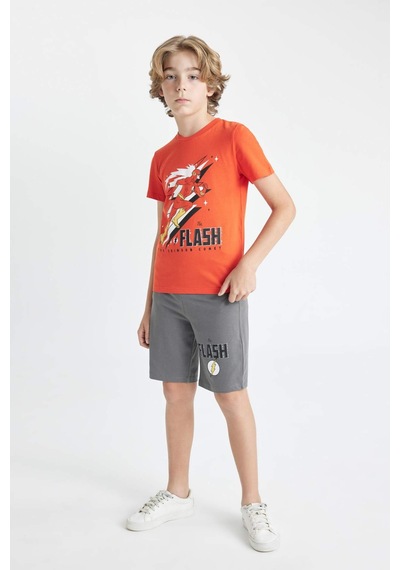 Defacto Erkek Çocuk The Flash Kısa Kollu Şortlu Pijama Takımı C5598a824smog588 Turuncu Defacto Erkek Çocuk The Flash Kısa Kollu Şortlu Pijama Takımı C5598a824smog588 Turuncu