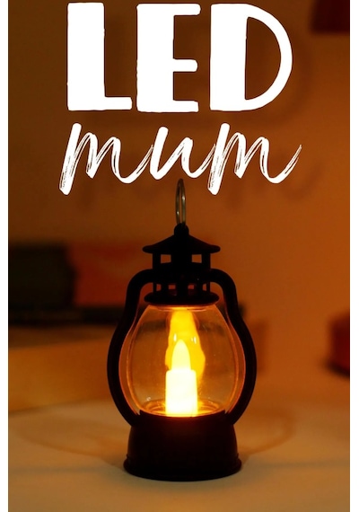 Led Mum Mini Kamp Tipi 1 Adet Pil Dahil Dumansız Alev Ledli Dekor Işığı Siyah Pt430 Siyah