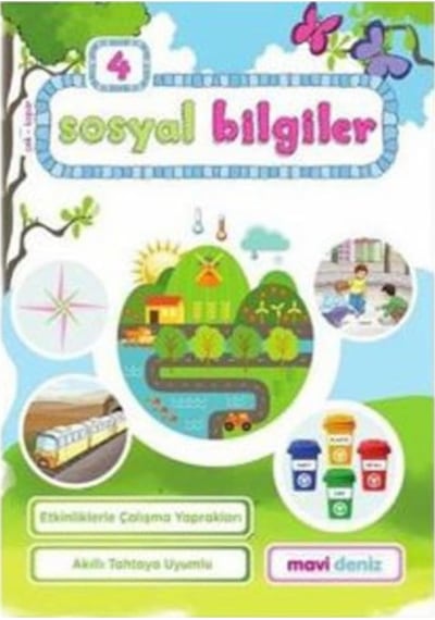 4 Sınıf Sosyal Bilgiler Etkinlik Kitabım Mavi Deniz Yayınları