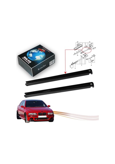 Bmw 5 E39 İçin Sunroof Ray Kızak Tamir Seti Metal