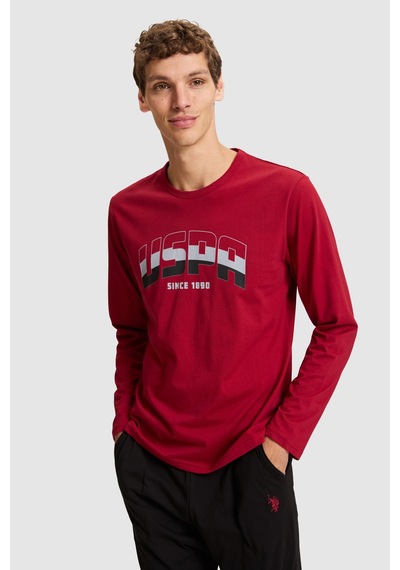 U.S. Polo Assn. Erkek Bordo Pijama Takımı 50333258-vr014