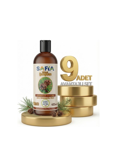 Safia Saç Dökülmesine Karşı Şampuan 9x400 Ml