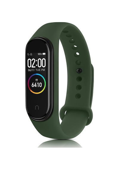 Xiaomi Mi Band 7 Uyumlu Klasik Kordon - Haki Yeşil