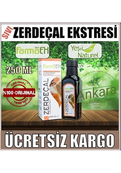 Zerdeçal Sıvı Eki - Zerdeçal Ekstraktı - My Farmaex - 250 ML