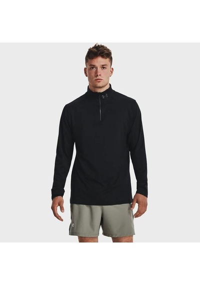 Under Armour Launch Pro 1/4 Zip Erkek Siyah Polo Yaka Tişört