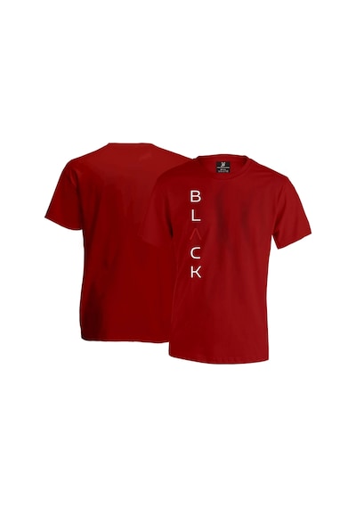Black Unisex T-shirt - Kırmızı