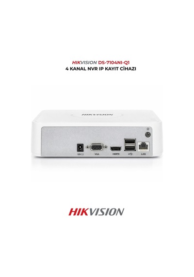 Ds-7104nı-q1 4 Kanal Nvr 6mp Destekli Güvenlik Kayıt Cihazı