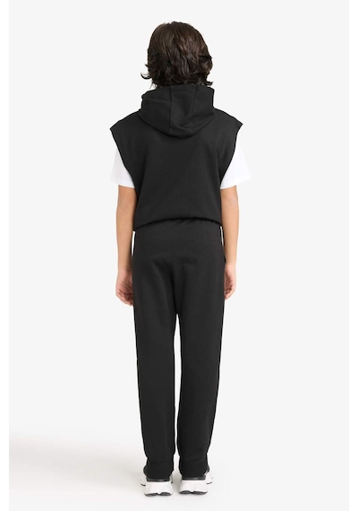Defacto Erkek Çocuk 3lü Takım Kısa Kollu Tişört Sweatshirt Eşofman Altı G0629a826smbk81 Siyah-bk81