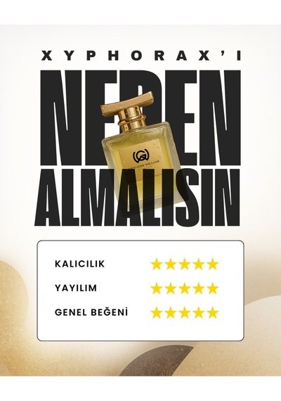 Xyphorax Kalıcı Niche Erkek Parfüm Edp 50 Ml Baharatlı & Odunsu 3.5 Mevsim Aromatik - Odunsu