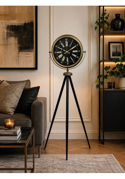 Eskitme İhtişam Tripod Ayaklı Saat