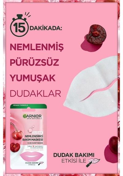 Dudak Nemlendirici Bakım Maskesi 3'lü Set pktddkmskst-8997