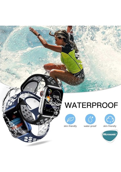 Watch Series 10 46mm İçin Kordon Rainbow Band Watch Series 10 46mm İle Uyumlu Kordon - Sku: Smg8690010128133