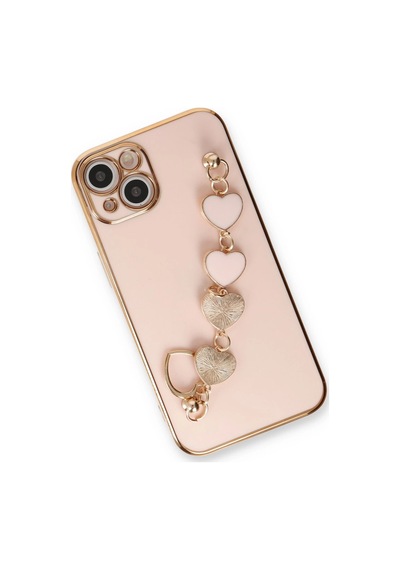 Apple iPhone Uyumlu  14 Kılıf Esila Silikon - Pudra