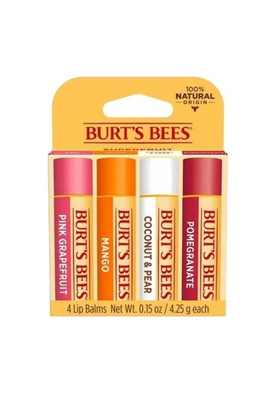 Burt's Bees Lip Balm Superfruit 4'lü Pack 4.25gr