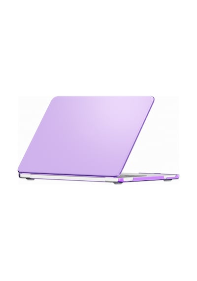 Apple Macbook Neo 13' A3404 Zore Msoft Kristal Kapak Mor