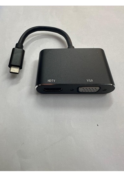 Typec To Hdmi Çevirici Apple Uyumlu MacBook İçin Typec Vga Çavirici Notebook Typec Vga Hdmi Çevirici