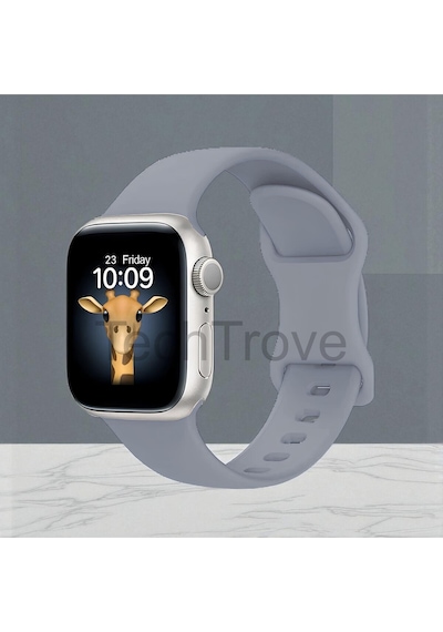 Apple Uyumlu Watch 41/40/38 Mm Series Se/9/8/7/6/5/4/3 Kordon Silikon Strap Kayış