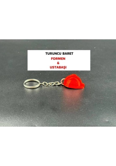 Baret Model Anahtarlık - Turuncu Baret Formen & Ustabaşı