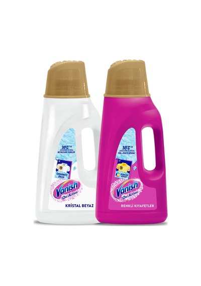 Vanish Oxi Action Deterjan Güçlendirici ve Leke Çıkarıcı Sıvı Renkliler 2000 ML+ Beyaz 2000 ml