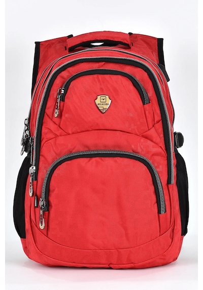 1550 Unisex Anatomik Yarasa Sırt Okul Çantası - Nkt01550-kırmızı Kırmızı