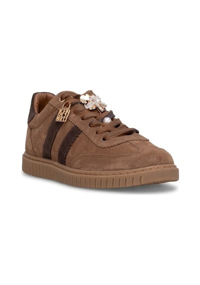 John Richardo 1187 Kadın Hakiki Deri Klasik Sneaker Taba