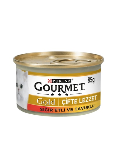 Gourmet Gold Sığır Etli Ve Tavuklu Konserve Kedi Maması 85gr