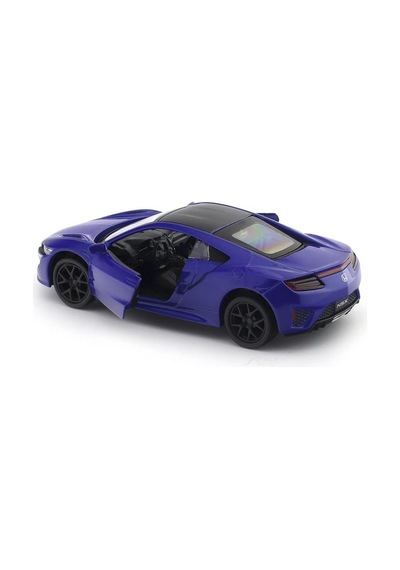 Uzak Doğu Serisi Honda Nsx Mavi Açılır Kapılar Die Cast Çek Bırak Metal Model Araba 11 Cm 1:32
