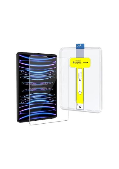 Tablet İle Uyumlu Hizalama Aparatlı Ve Takılırken Camın Altında Kesinlikle Toz Bırakmayan Darbelere Karşı Ekstra Güçlü Ekran Koruyucu Cam Galaxy Tab A9 Plus X210/galaxy Tab A11+
