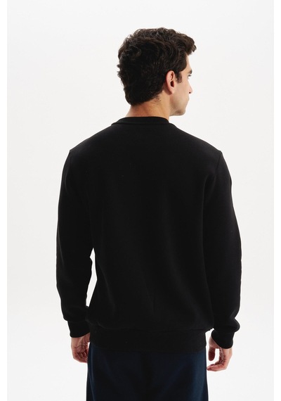 AR-MA Arma Erkek Regular Fit 3 İplik Kalın Kumaş Baskılı Bisiklet Yaka Sweatshirt K30124603002 Siyah AR-MA Arma Erkek Regular Fit 3 İplik Kalın Kumaş Baskılı Bisiklet Yaka Sweatshirt K30124603002 Siyah