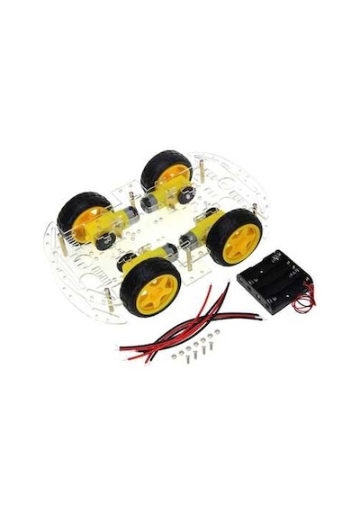 Makermarketim-4Wd Robot Araba Kiti