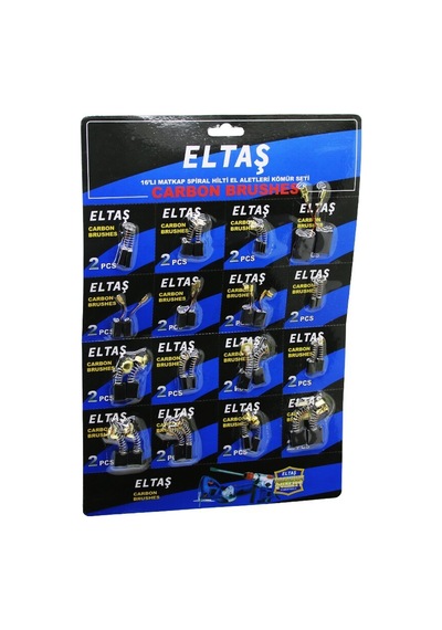 Eltaş Lrd-28 Matkap & Spiral & Hilti El Aletleri Kömür Seti- 16'li Paket