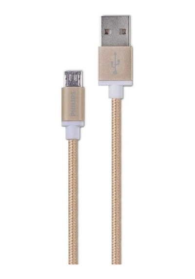 Philips Uyumlu Dlc2518G Micro Usb - Örme Şarj & Data Kablosu