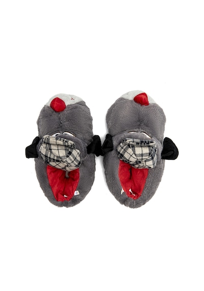 Twigy Felix Erkek Hayvanlı Panduf Gri 41/46