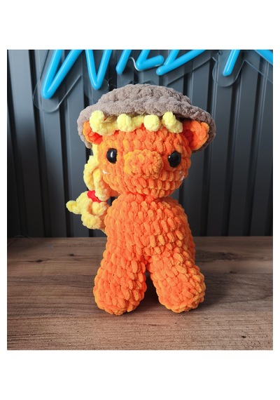 El Yapımı Tığ İşi My Little Pony Peluş Oyuncak Applejack 02 - Çok Renkli