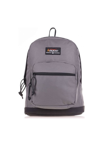 Kaukko Gri Üç Bölmeli Okul Günlük Sırt Çantası Ve Kalemlik Seti
