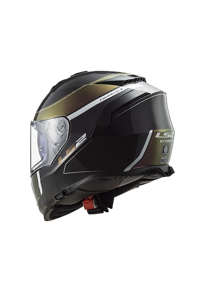 Ls2 Storm Velvet Motosiklet Kaskı Gökkuşağı - Mat Siyah