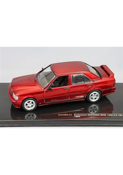 1:43 Ölçek Ixo 1984 Mercedes Benz 190 E 2.3 16v Custom Diecast Metal Minyatür Model Araba 10cm
