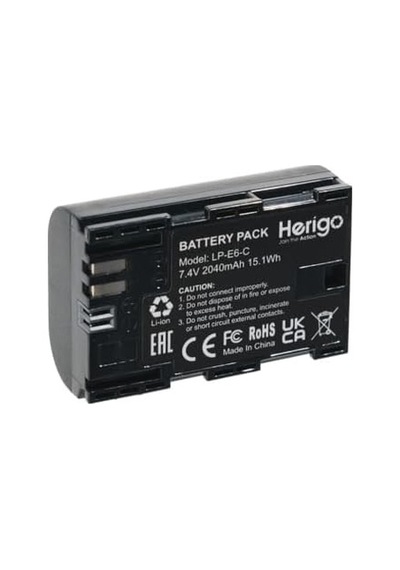 Lp-e6-c 2040mah Type-c Şarjlı Batarya Lp-e6 Uyumlu